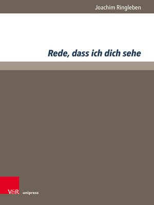 cover image of Rede, dass ich dich sehe